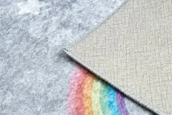 JUNIOR 52063.801 Regenbogen, Wolken für Kinder Anti-Rutsch - grau