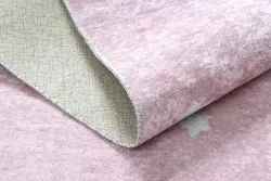JUNIOR 52063.802 Regenbogen, Wolken für Kinder Anti-Rutsch - rosa