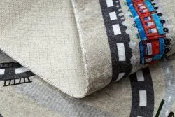 JUNIOR 51803.804 Stadt, Straßen für Kinder Anti-Rutsch - beige