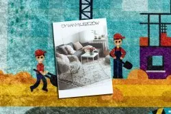 JUNIOR 52105.801 Baustelle, Straßen für Kinder Anti-Rutsch - blau