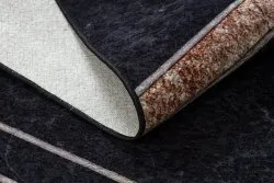MIRO 52025.802 Waschteppich Marmor, geometrická Anti-Rutsch - schwarz