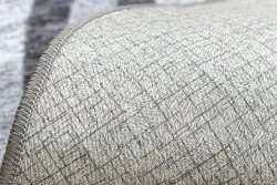MIRO 51231.806 Kreis Waschteppich Linien Anti-Rutsch - grau / schwarz