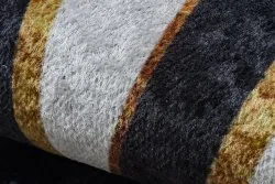 MIRO 52002.807 Waschteppich Zebramuster Anti-Rutsch - creme / schwarz