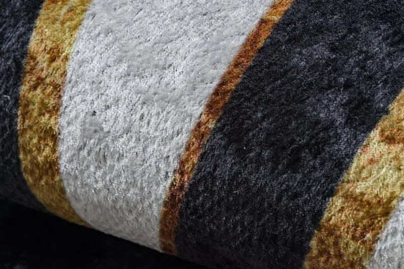 MIRO 52002.807 Waschteppich Zebramuster Anti-Rutsch - creme / schwarz
