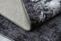 MIRO 51813.805 Waschteppich Rahmen, Marmor Anti-Rutsch - creme / grau