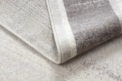 Teppichwolle ANGEL 6232 / 52022 Geometrisch, Rahmen beige / grau
