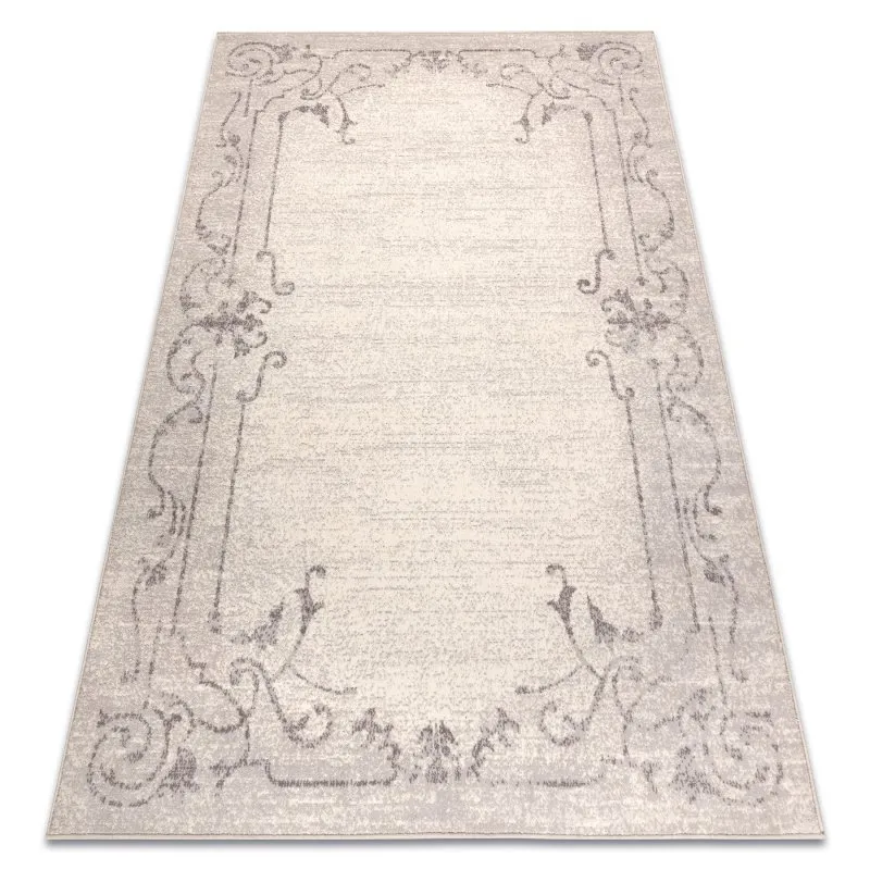 Teppichwolle ANGEL 6623 / 52022 Ornament, Rahmen beige