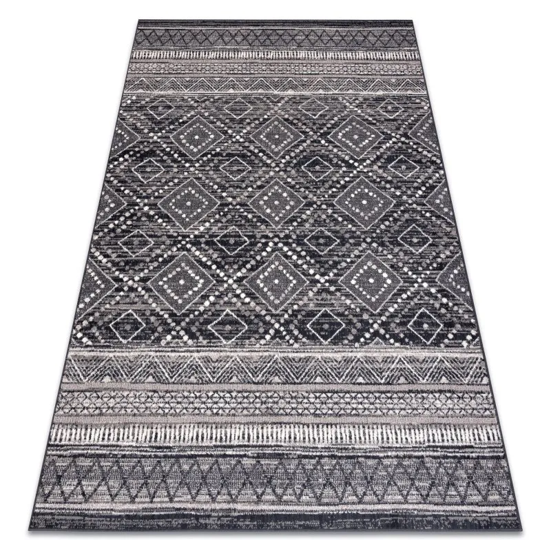 Teppichwolle ANGEL 7886 / 52055 Diamanten, ethnisch grau / beige