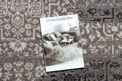 Teppichwolle ANGEL 7888 / 52023 Rosette vintage grau / beige