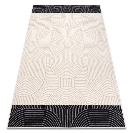 Teppichwolle ANGEL 7901 / 52044 Geometrisch beige / schwarz