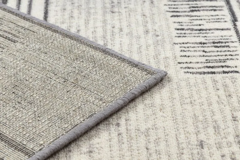 Teppichwolle ANGEL 1222 / 52023 Linien beige / grau