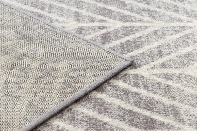 Teppichwolle ANGEL 1188 / 52033 Fischgrät beige / grau