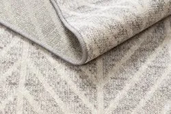 Teppichwolle ANGEL 1188 / 52033 Fischgrät beige / grau