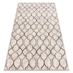 Teppichwolle ANGEL / Marokkanisches Spalier, Trellis beige / grau