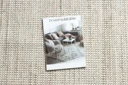 Teppich NANO EO78A Melange, Schlinge, flach gewebt weiß / beige