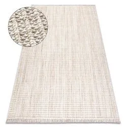 Teppich NANO FH72A Melange, Schlinge, flach gewebt beige