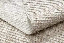 Teppich NANO FH72A Melange, Schlinge, flach gewebt beige