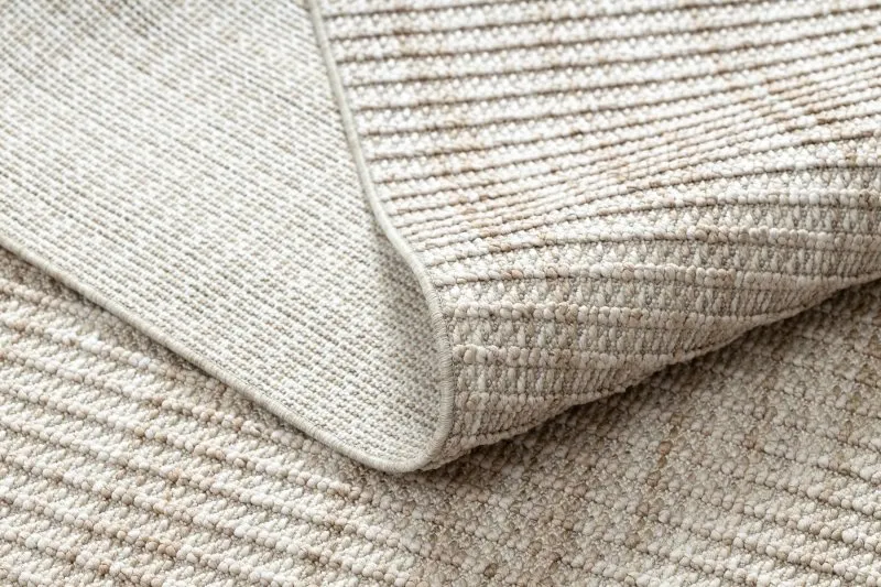 Teppich NANO FH72A Melange, Schlinge, flach gewebt beige