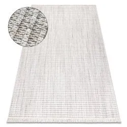 Teppich NANO FH72A Melange, Schlinge, flach gewebt grau