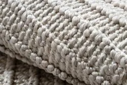 Teppich NANO FH72A Melange, Schlinge, flach gewebt grau