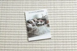 Teppich NANO FH72A Melange, Schlinge, flach gewebt weiß