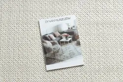 Teppich NANO FH93A Glatt, Schlinge, flach gewebt weiß