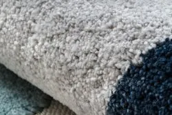 Teppich YOYO GD59 weiß / grau - Kätzchen für Kinder, strukturell, sensorische Fransen