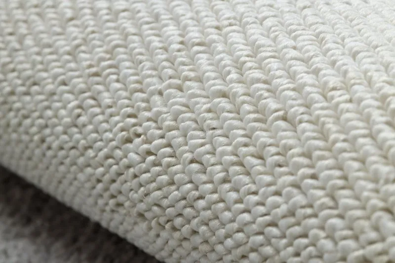 Teppich YOYO GD80 weiß / grau - Tiger für Kinder, strukturell, sensorische Fransen