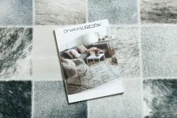 Teppich PATCHWORK 21716 beige - Rindsleder