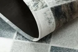 Teppich PATCHWORK 21716 beige - Rindsleder