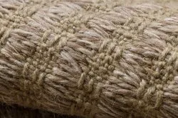 Teppich JUTE 3650 beige Linien - Jute, flachgewebt, Fransen