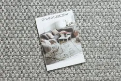 Teppich ORIGI 3667 grau - flachgewebte SISAL schnur
