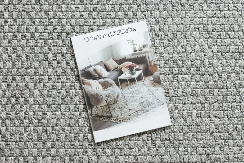 Teppich ORIGI 3667 grau - flachgewebte SISAL schnur
