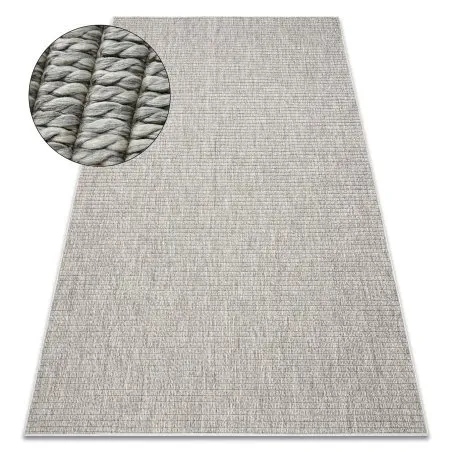 Teppich ORIGI 3583 grau - flachgewebte SISAL schnur