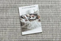 Teppich ORIGI 3583 grau - flachgewebte SISAL schnur