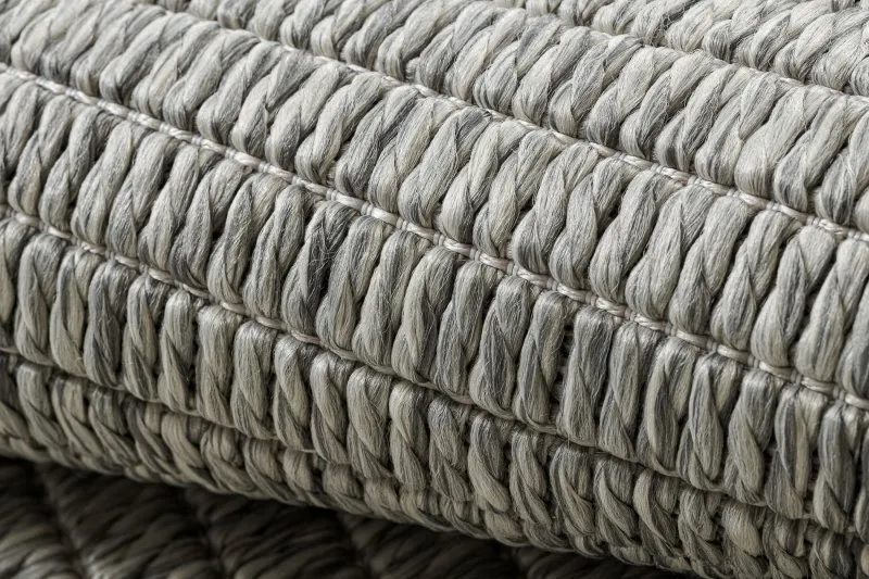 Teppich ORIGI 3583 grau - flachgewebte SISAL schnur