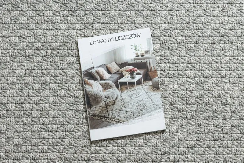 Teppich ORIGI 3661 grau - flachgewebte SISAL schnur