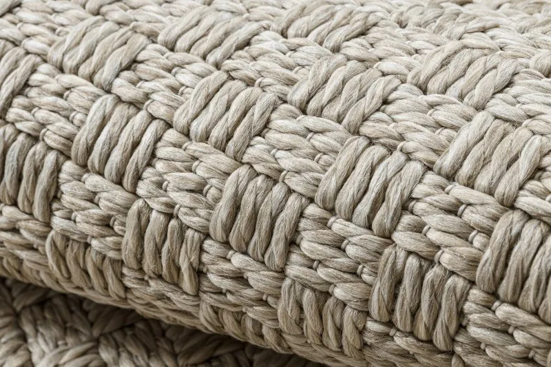 Teppich ORIGI 3661 beige - flachgewebte SISAL schnur