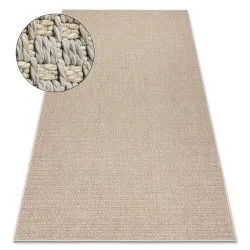 Teppich ORIGI 3561 beige - flachgewebte SISAL schnur