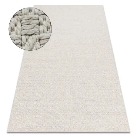 Teppich ORIGI 3661 creme - flachgewebte SISAL schnur