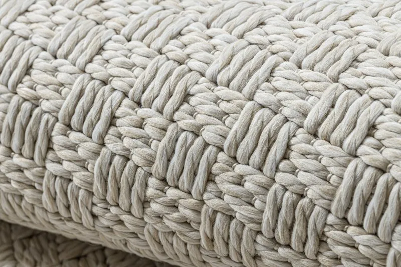 Teppich ORIGI 3661 creme - flachgewebte SISAL schnur