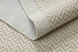 Teppich ORIGI 3726 creme - Zigzag flachgewebte SISAL schnur