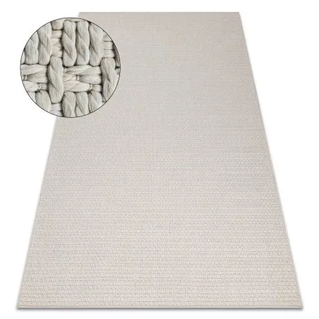 Teppich ORIGI 3561 creme - flachgewebte SISAL schnur