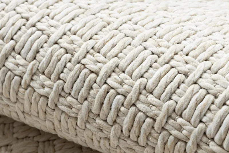 Teppich ORIGI 3561 creme - flachgewebte SISAL schnur