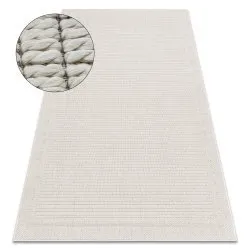 Teppich ORIGI 3727 creme - Rahmen flachgewebte SISAL schnur