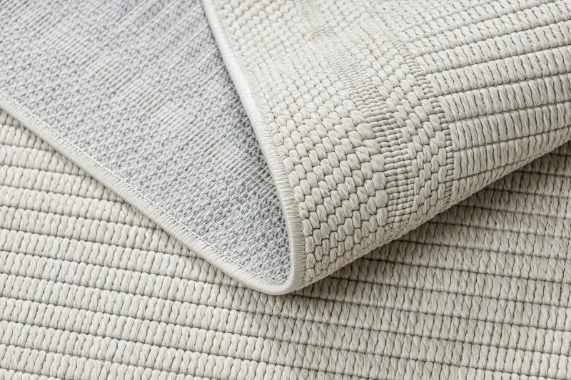 Teppich ORIGI 3727 creme - Rahmen flachgewebte SISAL schnur