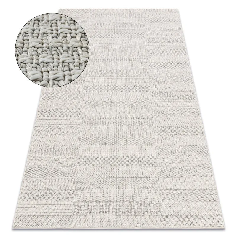 Teppich ORIGI 3736 creme - Bretter flachgewebte SISAL schnur