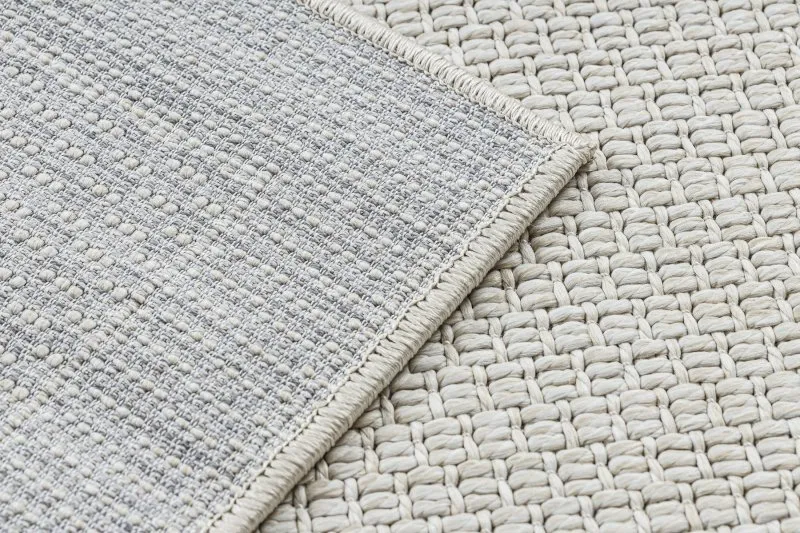 Teppich ORIGI 3737 creme - Rahmen flachgewebte SISAL schnur