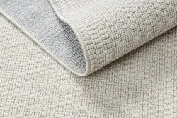 Teppich ORIGI 3737 creme - Rahmen flachgewebte SISAL schnur