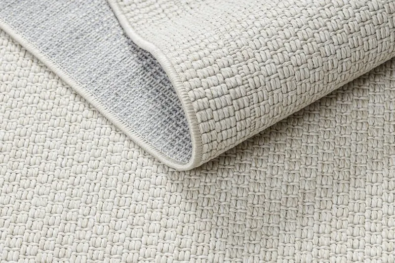 Teppich ORIGI 3737 creme - Rahmen flachgewebte SISAL schnur